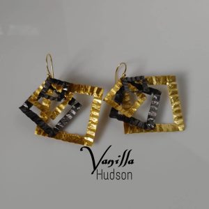 Crushed Earrings, view 1